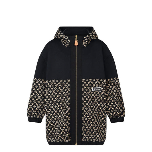 LU Jacket Knit Oversized Monogram Woman