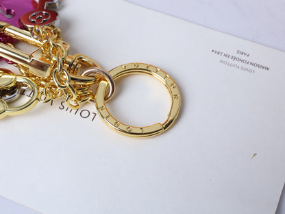 LU Key Buckle Bag  Gold Tone
