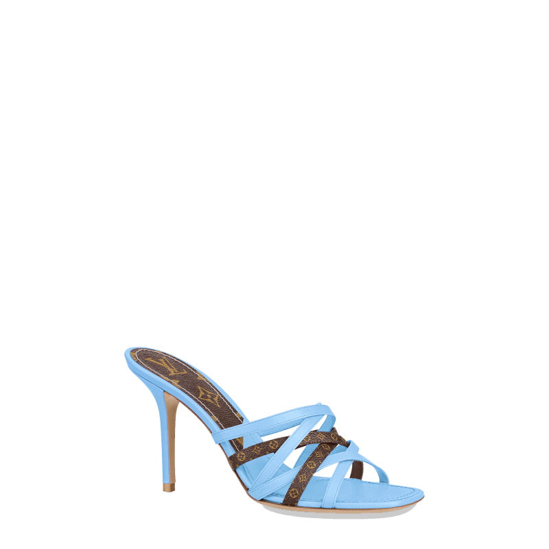 LU Mule Sandals Heel 2 Color 's