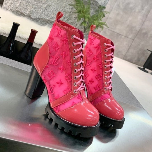 LU Boots  Mono Rose