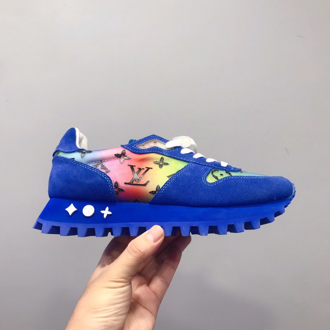 LU Trainers Blue Sneakers