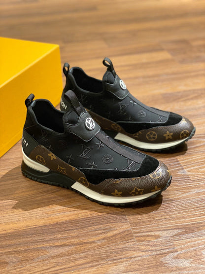 LU Sneakers Brown Black