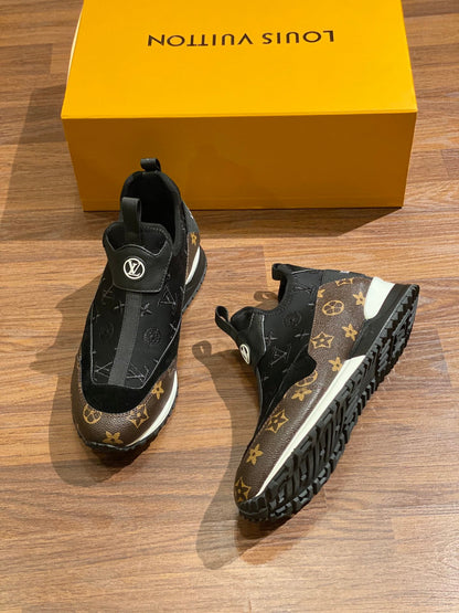 LU Sneakers Brown Black