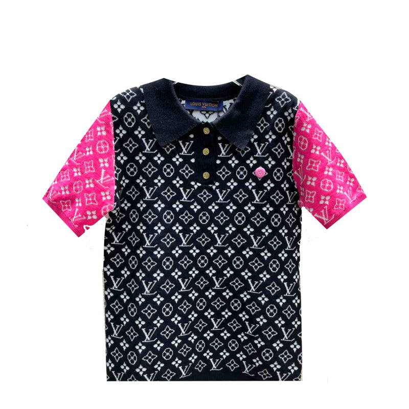 LU  Sweater Woman knitted top 2 Color 's Polo