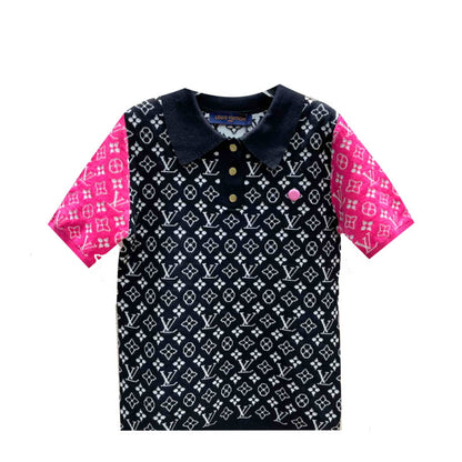 LU  Sweater Woman knitted top 2 Color 's Polo