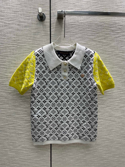 LU  Sweater Woman knitted top 2 Color 's Polo