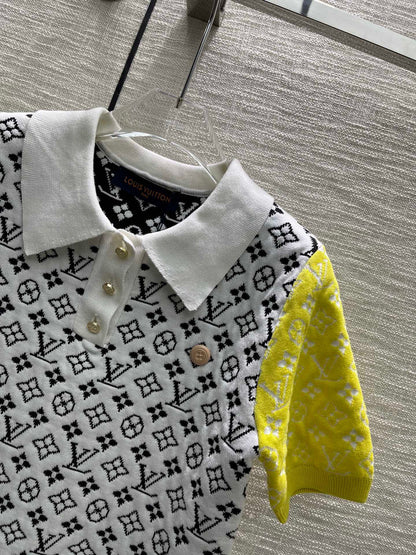 LU  Sweater Woman knitted top 2 Color 's Polo