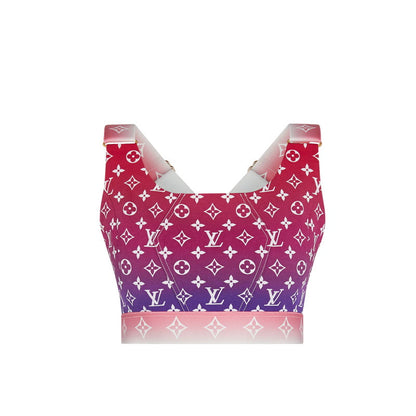 LU  Tank Top  T - shirt  2 Color's Woman Ombre Cropped