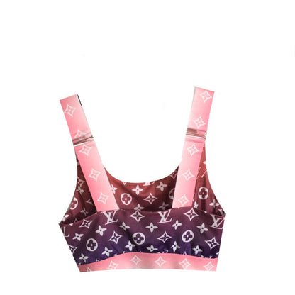 LU  Tank Top  T - shirt  2 Color's Woman Ombre Cropped