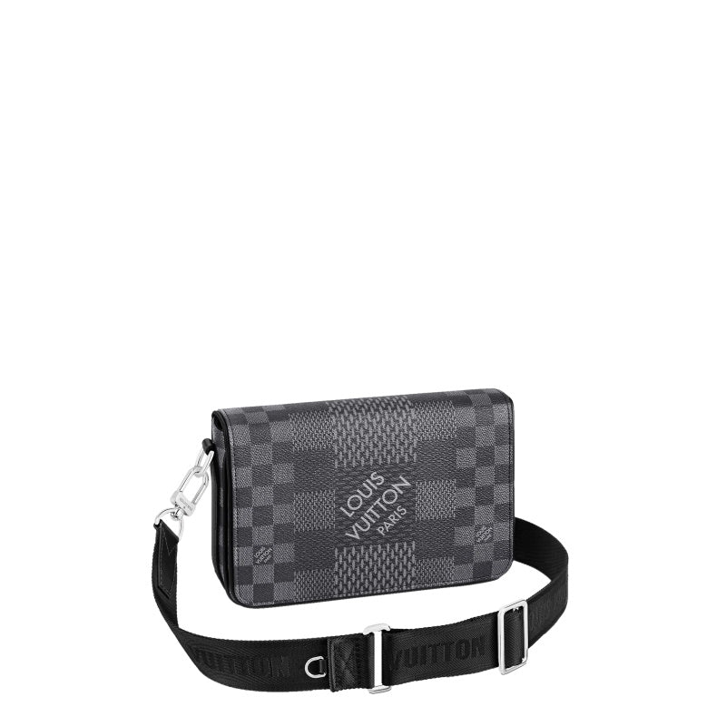 LU Bag  24 Cm Messenger Black