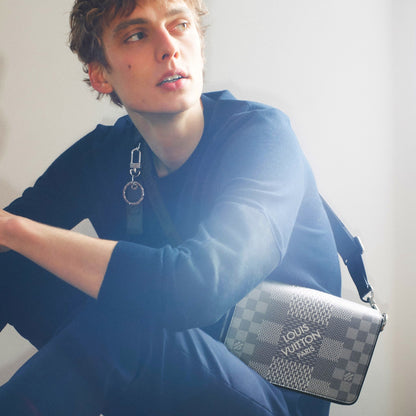 LU Bag  24 Cm Messenger Black