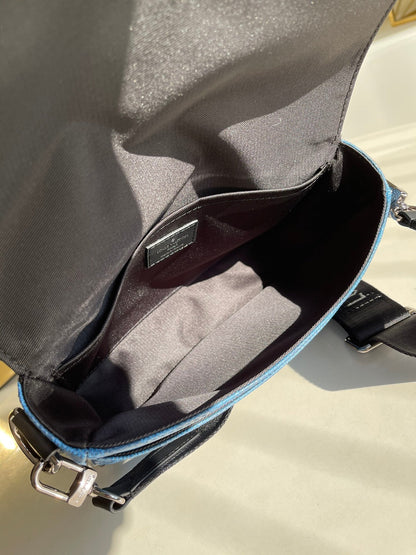 LU Bag  24 Cm Messenger Blue