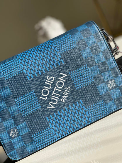LU Bag  24 Cm Messenger Blue
