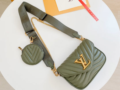 LU Bag Shoulder Multi  Pochette Olive