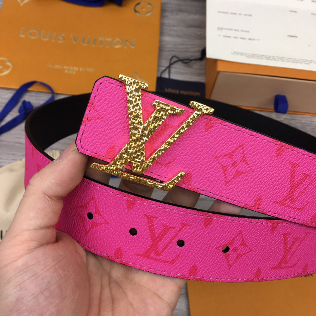 LU  Leather Belt 2 Color 's