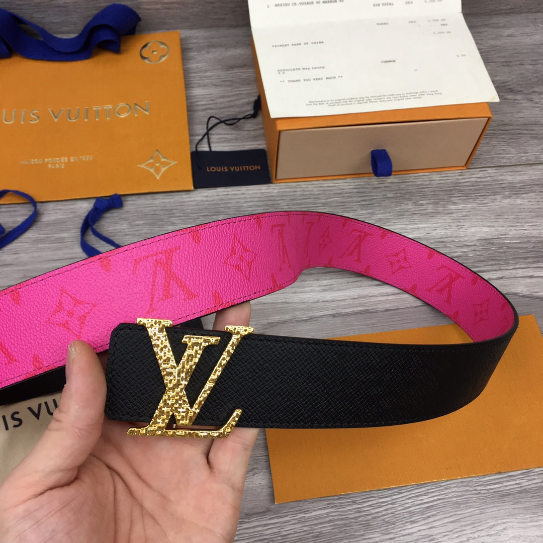 LU  Leather Belt 2 Color 's