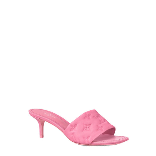 LU Slippers Sandal Heels Pink
