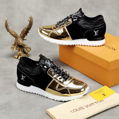 LU Sneakers Gold