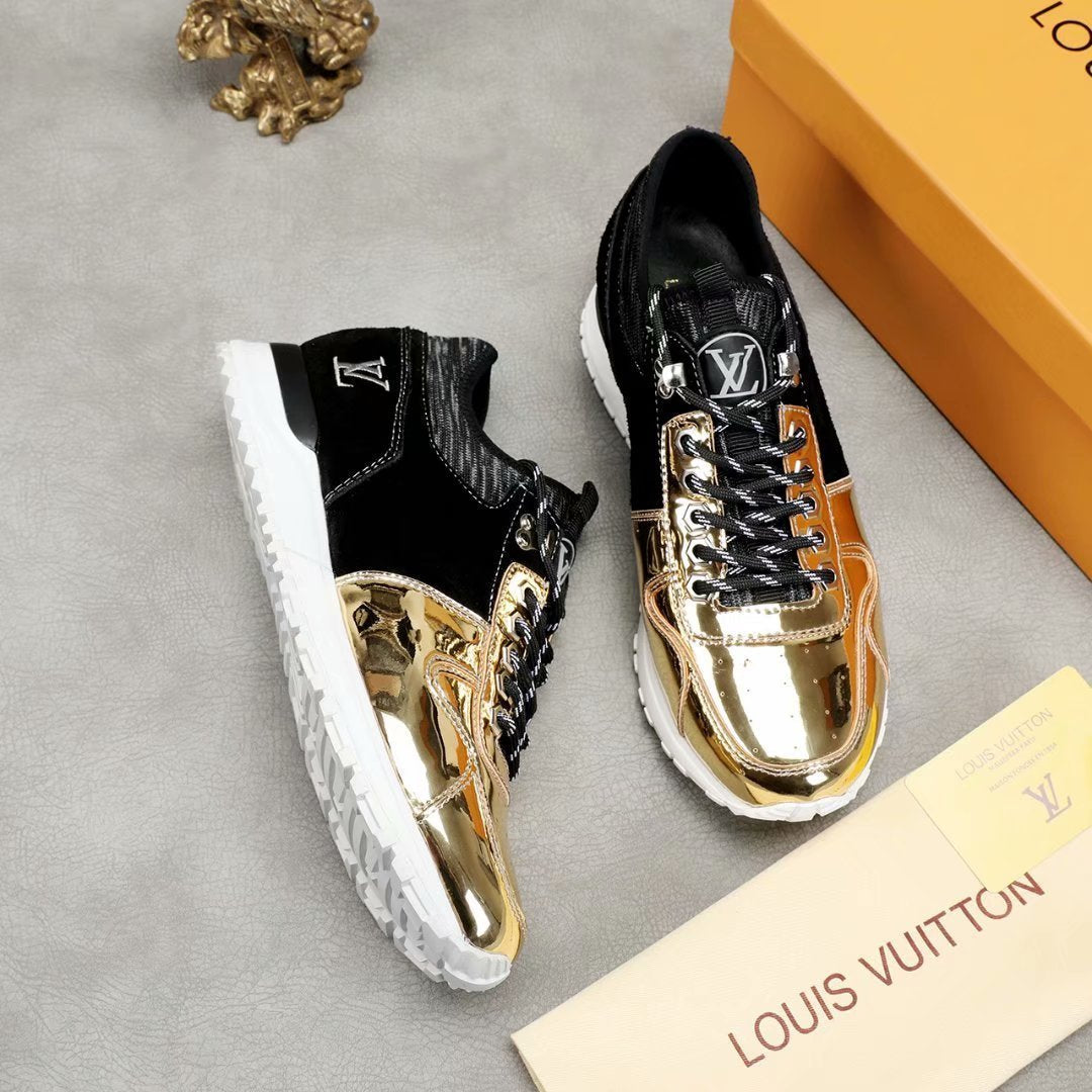 LU Sneakers Gold