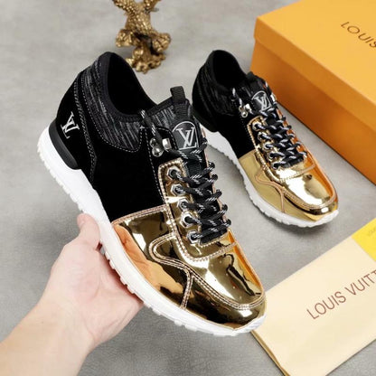 LU Sneakers Gold