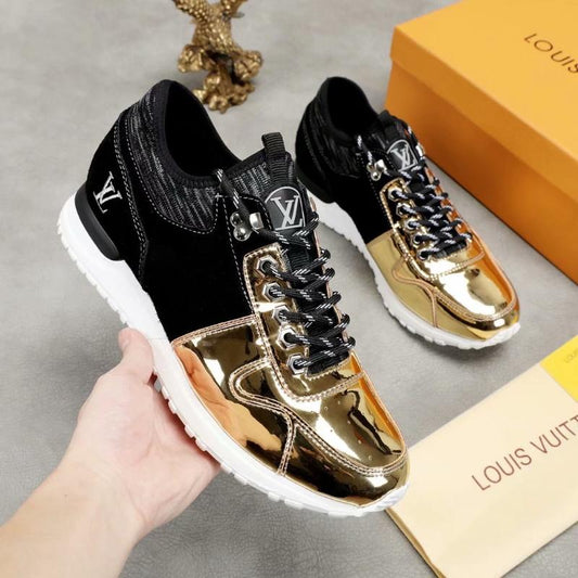 LU Sneakers Gold