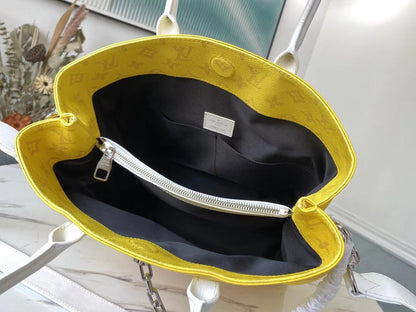 LU Tote Bag  Yellow & Red