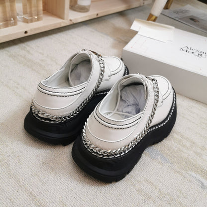 M*queen    Shoes Chain White