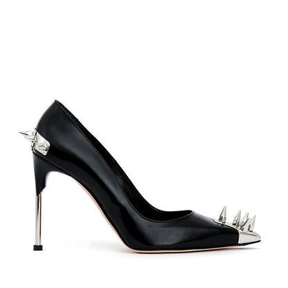 M*queen Shoes Studs Black