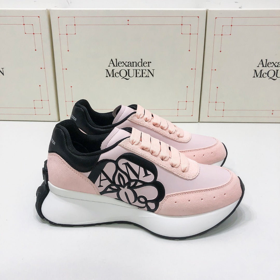 M*QUEEN Sneakers Graffiti Pink