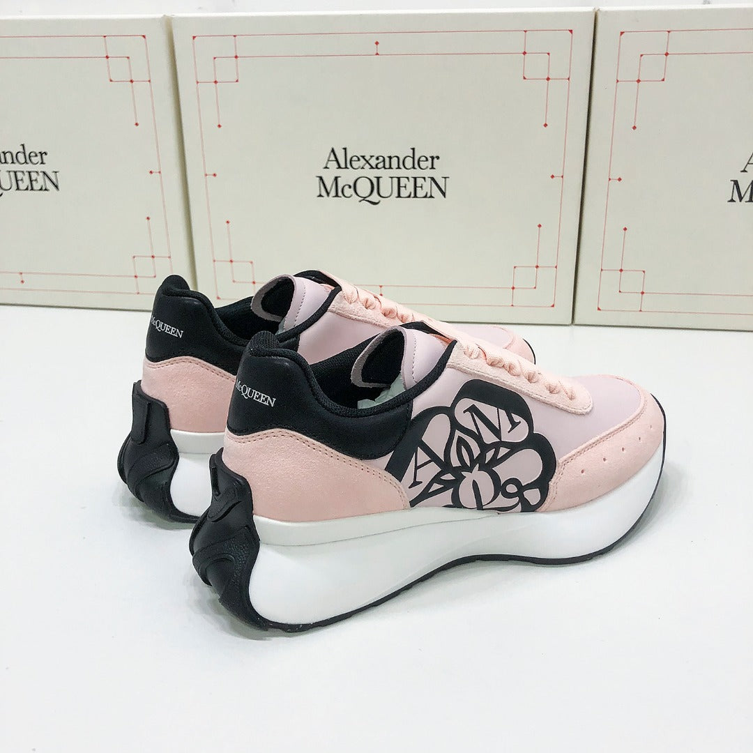 M*QUEEN Sneakers Graffiti Pink