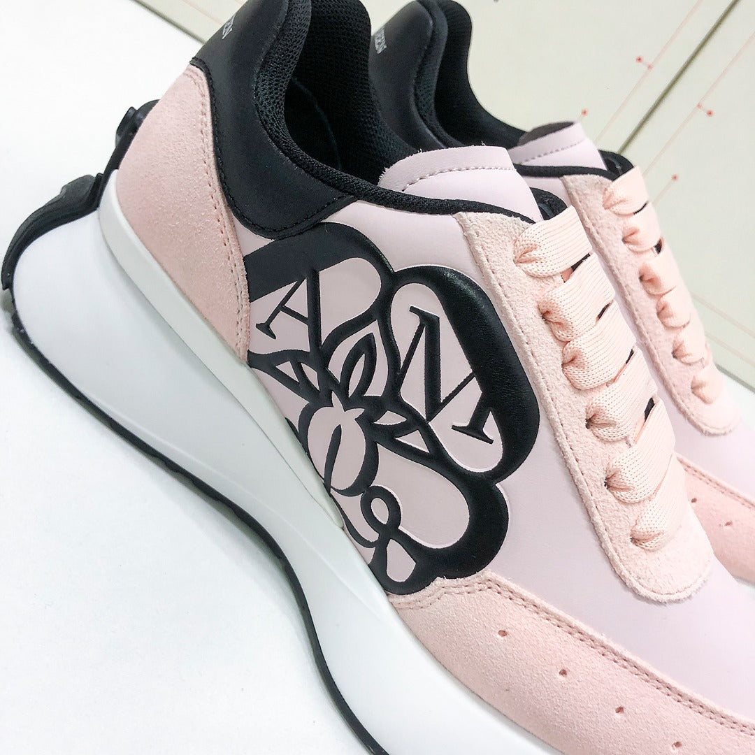 M*QUEEN Sneakers Graffiti Pink