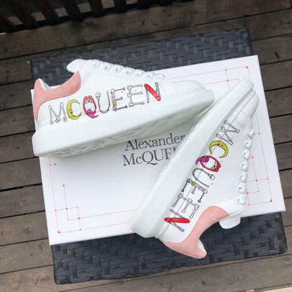 M*queen Sneakers White Logo