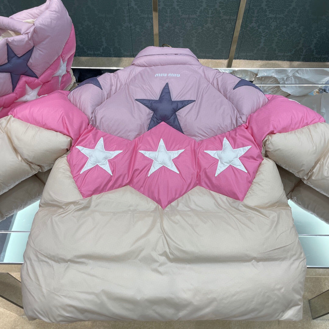MIU MI prd Down Jacket 2 Color 's Stars