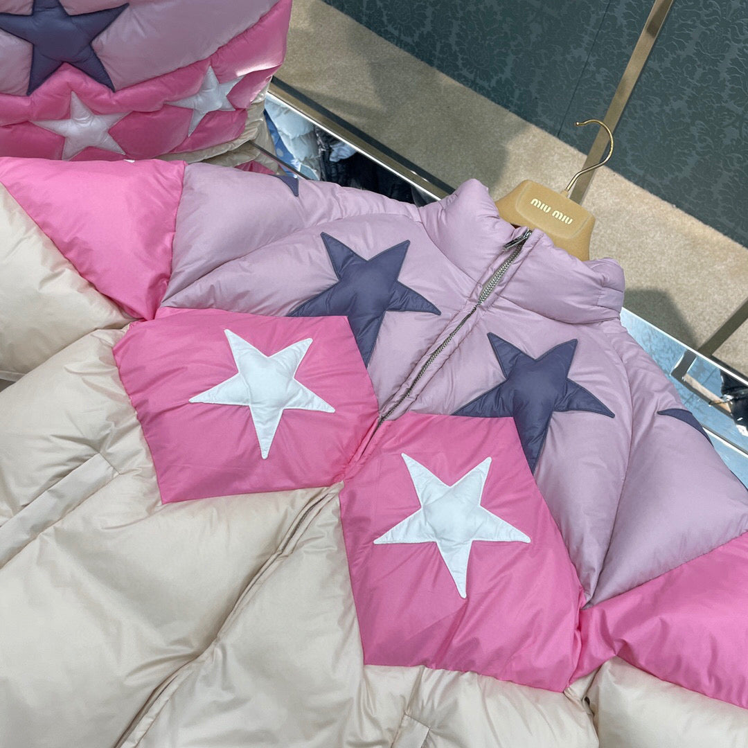 MIU MI prd Down Jacket 2 Color 's Stars