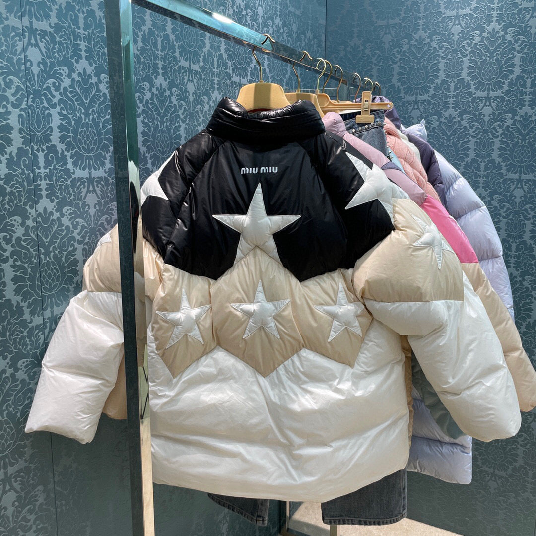 MIU MI prd Down Jacket 2 Color 's Stars