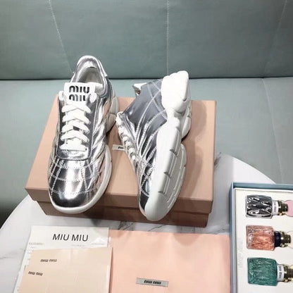 MIU MI  Sneakers Run Away SILVER
