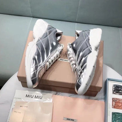 MIU MI  Sneakers Run Away SILVER