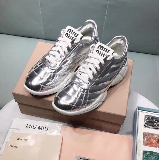 MIU MI  Sneakers Run Away SILVER