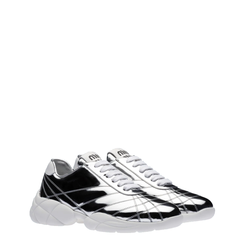 MIU MI  Sneakers Run Away SILVER