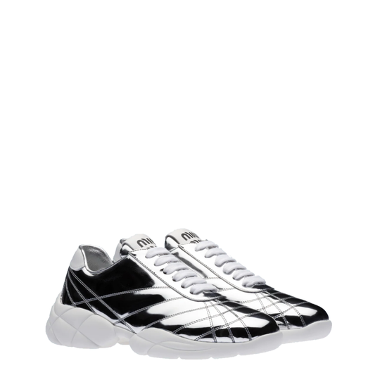 MIU MI  Sneakers Run Away SILVER