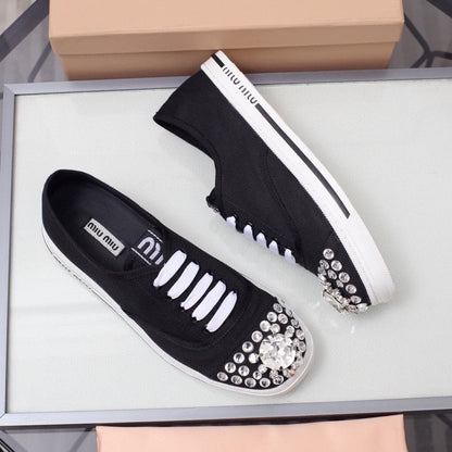 MIU MI  Tennis  Sneakers Stones