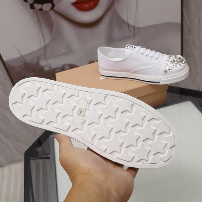 MIU MI  Tennis  Sneakers Stones