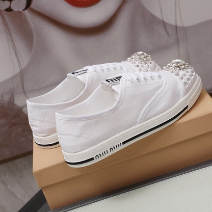 MIU MI  Tennis  Sneakers Stones