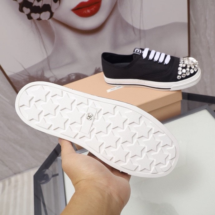 MIU MI  Tennis  Sneakers Stones