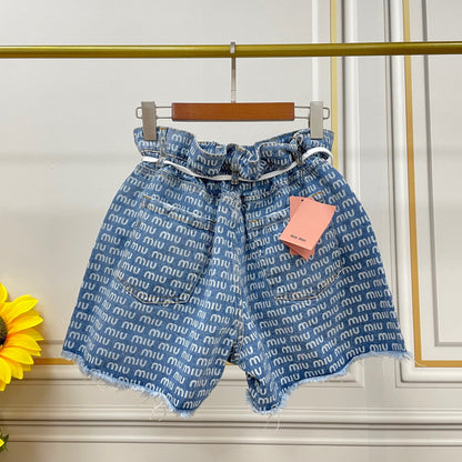 MIU MI PRD  Shorts Woman Jeans