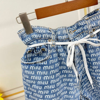 MIU MI PRD  Shorts Woman Jeans