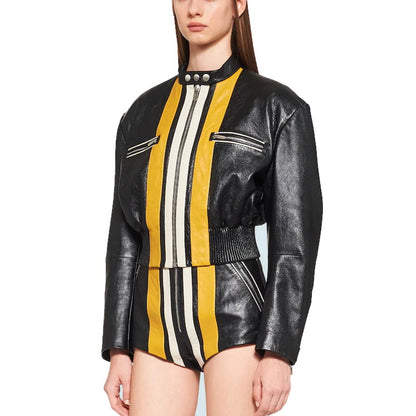 MIU MI Leather Jacket