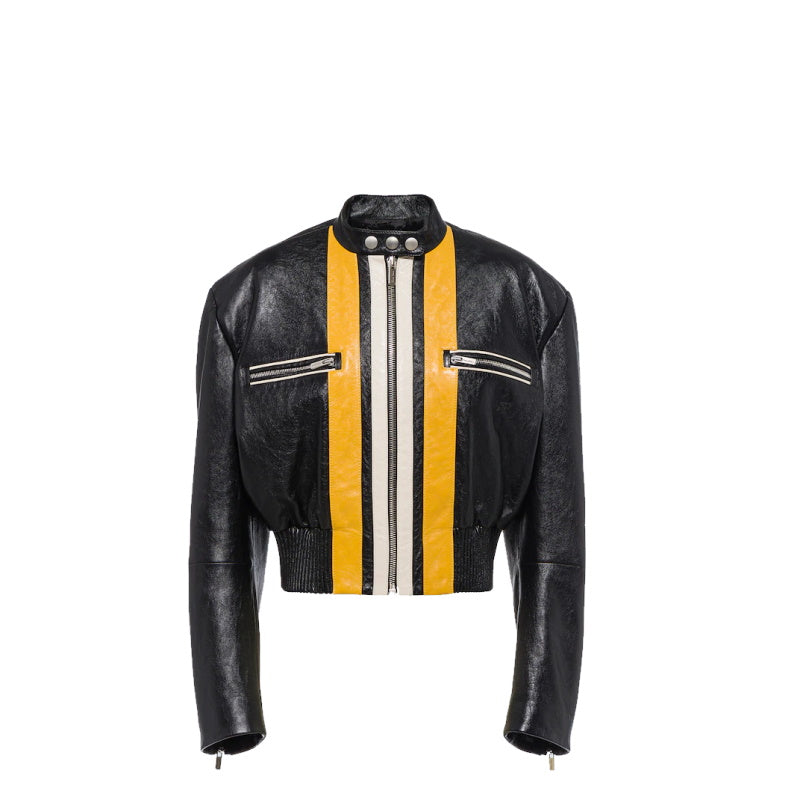 MIU MI Leather Jacket