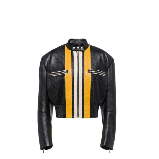 MIU MI Leather Jacket