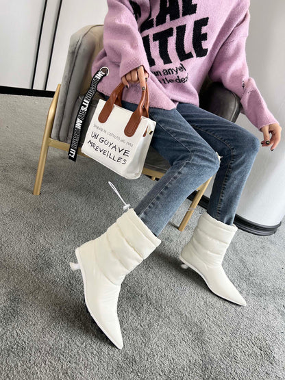 MIU MI  PRD  Boots Puffer Padded 2 Color 's LOW